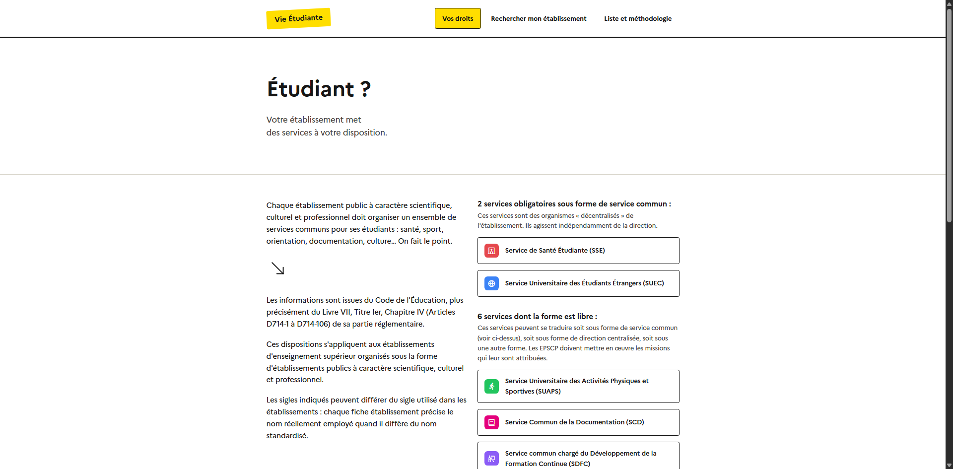 Vie Étudiante